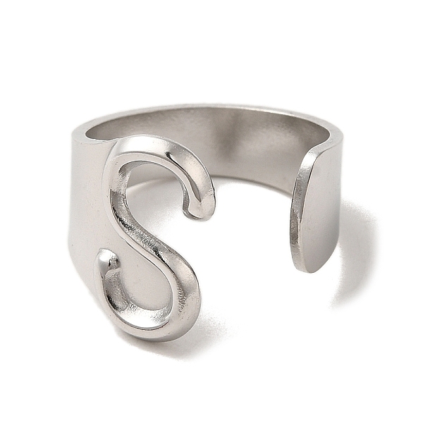 PandaHall 201 Stainless Steel Finger Rings, Letter S, Inner Diameter: 18mm 201 Stainless Steel Letter S
PandaHall 201 Stainless Steel Finger Rings, Letter S, Inner Diameter: 18mm 201 Stainless Steel Letter S