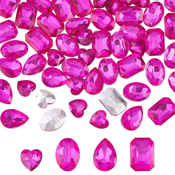 PandaHall FINGERINSPIRE 64 Pcs 4 Shapes Pointed Back Rhinestone 18mm Glass Rhinestones Gems Fuchsia Rectangle/Teardrop/Heart/Oval Jewels..., Purple
PandaHall FINGERINSPIRE 64 Pcs 4 Shapes Pointed Back Rhinestone 18mm Glass Rhinestones Gems Fuchsia Rectangle/Teardrop/Heart/Oval Jewels..., Purple