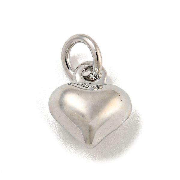 PandaHall Brass Charms, Heart Charms, Platinum, 9.5x8x5.5mm, Hole: 3mm Brass Heart
PandaHall Brass Charms, Heart Charms, Platinum, 9.5x8x5.5mm, Hole: 3mm Brass Heart