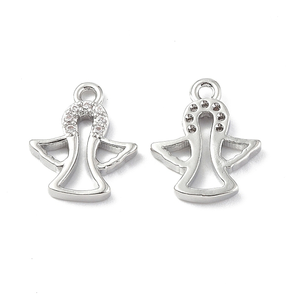 PandaHall Brass Micro Pave Clear Cubic Zirconia Charms, Angel Charm, Platinum, 12x9x1.5mm, Hole: 1mm Brass+Cubic Zirconia Angel & Fairy...
PandaHall Brass Micro Pave Clear Cubic Zirconia Charms, Angel Charm, Platinum, 12x9x1.5mm, Hole: 1mm Brass+Cubic Zirconia Angel & Fairy...