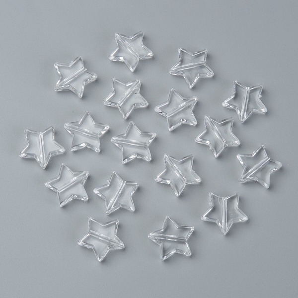 PandaHall Transparent Acrylic Beads, Star, about 14~15mm wide, 14~15mm long, 4mm thick, hole: 1mm, about 1000pcs/500g Acrylic Star Clear
PandaHall Transparent Acrylic Beads, Star, about 14~15mm wide, 14~15mm long, 4mm thick, hole: 1mm, about 1000pcs/500g Acrylic Star Clear