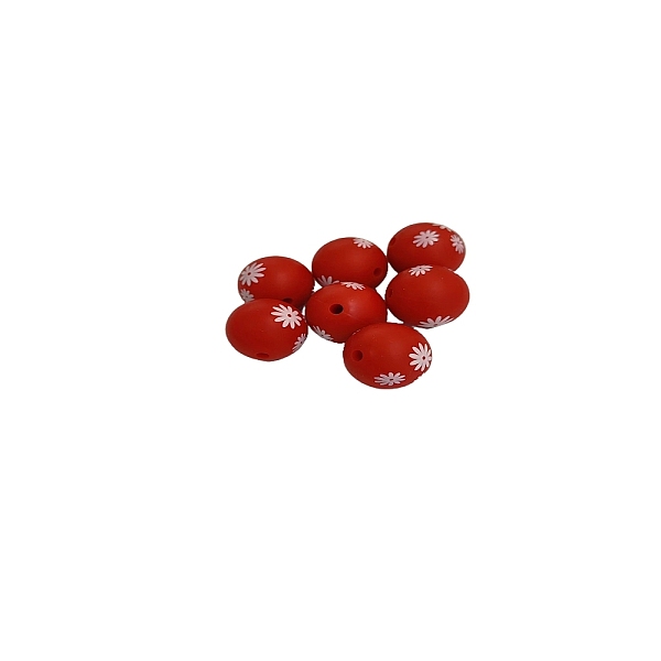 PandaHall Printed Round Silicone Focal Beads, Red, 15x15mm, Hole: 2mm Silicone Round Red
PandaHall Printed Round Silicone Focal Beads, Red, 15x15mm, Hole: 2mm Silicone Round Red