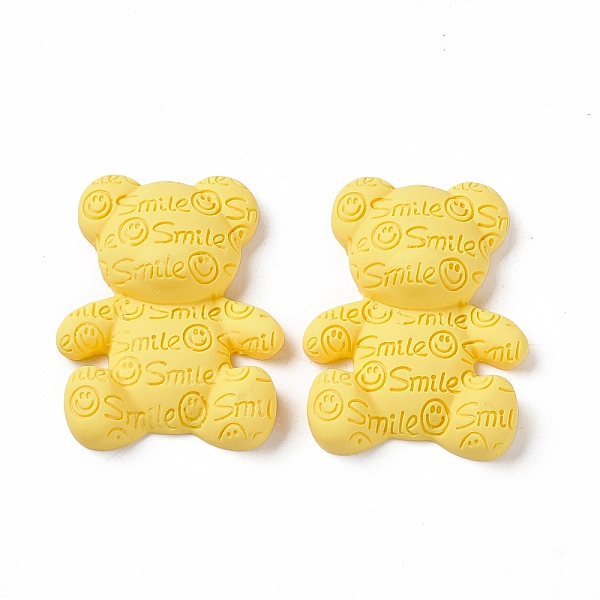 PandaHall Opaque Resin Cabochons, Bear with Smiling Face Pattern, Yellow, 38x31x10mm Resin Bear Yellow
PandaHall Opaque Resin Cabochons, Bear with Smiling Face Pattern, Yellow, 38x31x10mm Resin Bear Yellow