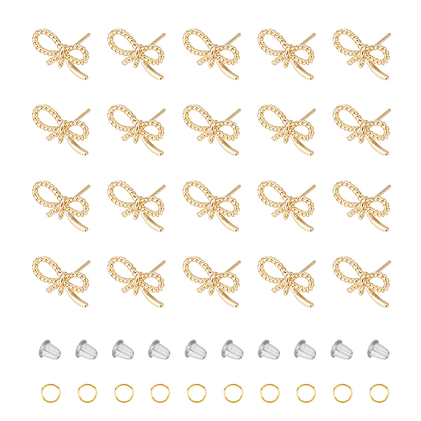PandaHall DICOSMETIC 16Pcs Bowknot Stud Earring Findings 18k Gold Plated Earring Posts with Loops 30Pcs Stainless Steel Open Jump Rings...
PandaHall DICOSMETIC 16Pcs Bowknot Stud Earring Findings 18k Gold Plated Earring Posts with Loops 30Pcs Stainless Steel Open Jump Rings...
