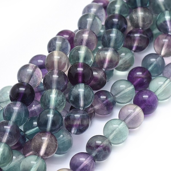 PandaHall Natural Fluorite Beads Strands, Round, 10mm, Hole: 1mm, about 40pcs/strand, 15.7 inch(40cm) Fluorite Round
PandaHall Natural Fluorite Beads Strands, Round, 10mm, Hole: 1mm, about 40pcs/strand, 15.7 inch(40cm) Fluorite Round