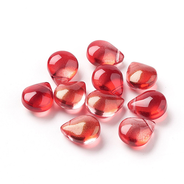 PandaHall Transparent Glass Beads, with Glitter Powder, Dyed & Heated, Teardrop, Red, 12x9x6mm, Hole: 1mm Glass Teardrop Red
PandaHall Transparent Glass Beads, with Glitter Powder, Dyed & Heated, Teardrop, Red, 12x9x6mm, Hole: 1mm Glass Teardrop Red