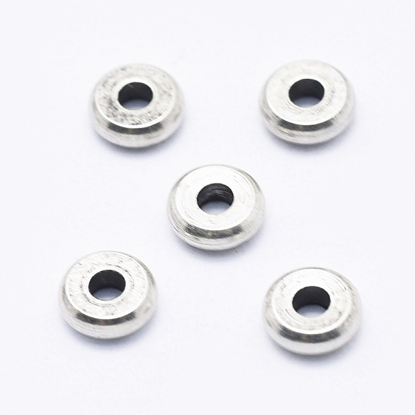 PandaHall Brass Spacer Beads, Long-Lasting Plated, Cadmium Free & Nickel Free & Lead Free, Flat Round, Antique Silver, 5x1.5mm, Hole: 1mm...
PandaHall Brass Spacer Beads, Long-Lasting Plated, Cadmium Free & Nickel Free & Lead Free, Flat Round, Antique Silver, 5x1.5mm, Hole: 1mm...