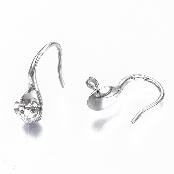 PandaHall Brass Earring Hooks, Ear Wire, Nickel Free, Real Platinum Plated, 15~16x13~15mm, Hole: 1.5mm, Pin: 0.7mm Brass+Cubic Zirconia
PandaHall Brass Earring Hooks, Ear Wire, Nickel Free, Real Platinum Plated, 15~16x13~15mm, Hole: 1.5mm, Pin: 0.7mm Brass+Cubic Zirconia