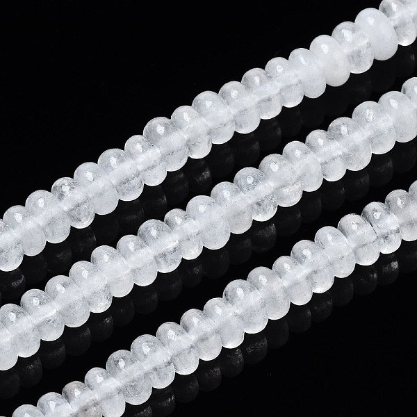 PandaHall Natural Crackle Quartz Beads Strands, Rondelle, 4~5x2mm, Hole: 0.8mm, about 165~170pcs/strand, 14.96~15.35 inch(38~39cm) Crackle...
PandaHall Natural Crackle Quartz Beads Strands, Rondelle, 4~5x2mm, Hole: 0.8mm, about 165~170pcs/strand, 14.96~15.35 inch(38~39cm) Crackle...