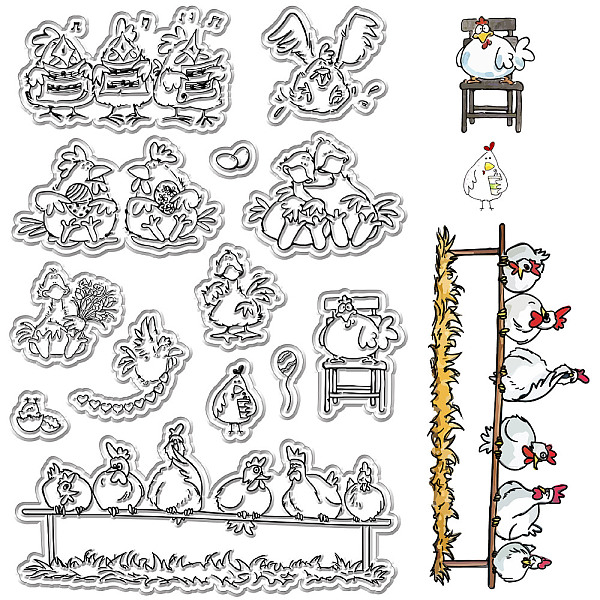 PandaHall Custom PVC Plastic Clear Stamps, for DIY Scrapbooking, Photo Album Decorative, Cards Making, Stamp Sheets, Film Frame, Chook...
PandaHall Custom PVC Plastic Clear Stamps, for DIY Scrapbooking, Photo Album Decorative, Cards Making, Stamp Sheets, Film Frame, Chook...
