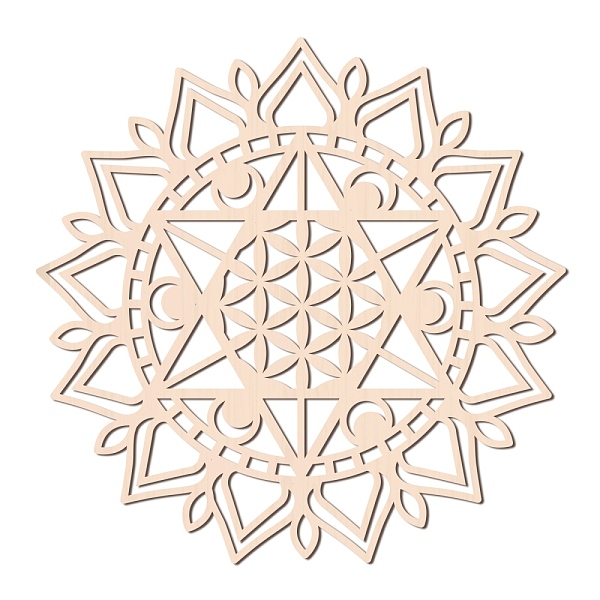 PandaHall Laser Cut Wooden Wall Sculpture, Torus Wall Art, Home Decor Meditation Symbol, Yoga Hanging Artwork, Flower of Life Pattern, Flat..., Orange
PandaHall Laser Cut Wooden Wall Sculpture, Torus Wall Art, Home Decor Meditation Symbol, Yoga Hanging Artwork, Flower of Life Pattern, Flat..., Orange