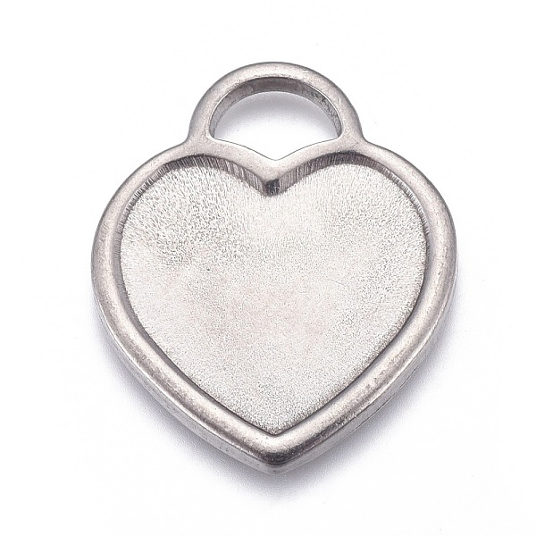 PandaHall 304 Stainless Steel Pendant Cabochon Settings, Plain Edge Bezel Cups, Heart, Stainless Steel Color, Tray: 14x17mm, 23.5x20.5x2mm...
PandaHall 304 Stainless Steel Pendant Cabochon Settings, Plain Edge Bezel Cups, Heart, Stainless Steel Color, Tray: 14x17mm, 23.5x20.5x2mm...