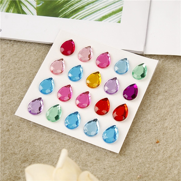 PandaHall Self Adhesive Acrylic Rhinestone Stickers, for DIY Scrapbooking and Craft Decoration, Teardrop, 14x10mm Acrylic Teardrop
PandaHall Self Adhesive Acrylic Rhinestone Stickers, for DIY Scrapbooking and Craft Decoration, Teardrop, 14x10mm Acrylic Teardrop