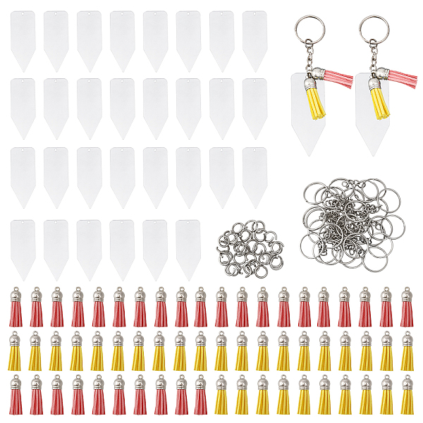 PandaHall GLOBLELAND 30 Sets Blank Keychain Making Kit with 30 Pcs Acrylic Board and 60 Pcs Tassel Pendants Acrylic Keychain Ornament..., Multicolor
PandaHall GLOBLELAND 30 Sets Blank Keychain Making Kit with 30 Pcs Acrylic Board and 60 Pcs Tassel Pendants Acrylic Keychain Ornament..., Multicolor
