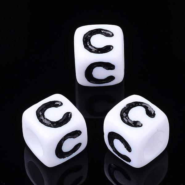 PandaHall Letter Acrylic Beads, Cube, White, Letter C, Size: about 7mm wide, 7mm long, 7mm high, hole: 3.5mm, about 2000pcs/500g Acrylic...
PandaHall Letter Acrylic Beads, Cube, White, Letter C, Size: about 7mm wide, 7mm long, 7mm high, hole: 3.5mm, about 2000pcs/500g Acrylic...