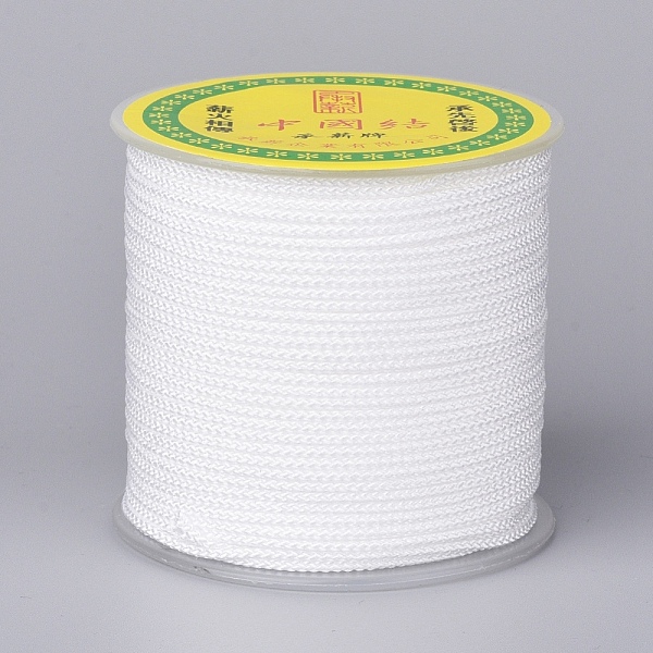 PandaHall Polyester Braided Cord for Jewelry Making, White, 2mm, about 27.34 yards(25m)/roll Polyester White
PandaHall Polyester Braided Cord for Jewelry Making, White, 2mm, about 27.34 yards(25m)/roll Polyester White