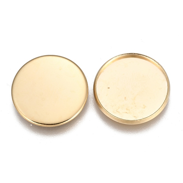 PandaHall 304 Stainless Steel Plain Edge Bezel Cups, Cabochon Settings, Flat Round, Golden, Tray: 18mm, 19.5x1.5mm 304 Stainless Steel Flat...
PandaHall 304 Stainless Steel Plain Edge Bezel Cups, Cabochon Settings, Flat Round, Golden, Tray: 18mm, 19.5x1.5mm 304 Stainless Steel Flat...