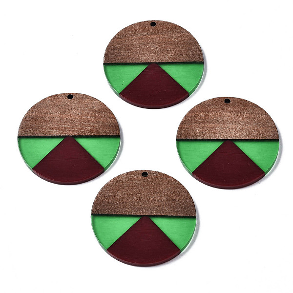PandaHall Resin & Walnut Wood Pendants, Flat Round, Coconut Brown, 38x3mm, Hole: 2mm Resin+Wood Flat Round
PandaHall Resin & Walnut Wood Pendants, Flat Round, Coconut Brown, 38x3mm, Hole: 2mm Resin+Wood Flat Round