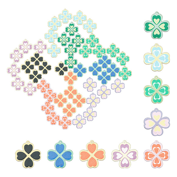 PandaHall SUNNYCLUE 54Pcs 9 Colors Acrylic Pendants, PVC Printed on the Front, Film and Mirror Effect on the Back, Clover, Mixed Color..., Multicolor
PandaHall SUNNYCLUE 54Pcs 9 Colors Acrylic Pendants, PVC Printed on the Front, Film and Mirror Effect on the Back, Clover, Mixed Color..., Multicolor