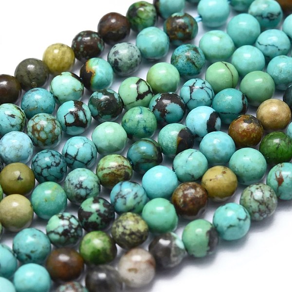 PandaHall Natural Turquoise Beads Strands, Round, 3.5~4.5mm, Hole: 0.5mm, about 98pcs/Strand, 15.55 inch(39.5cm) Natural Turquoise Round..., Green
PandaHall Natural Turquoise Beads Strands, Round, 3.5~4.5mm, Hole: 0.5mm, about 98pcs/Strand, 15.55 inch(39.5cm) Natural Turquoise Round..., Green