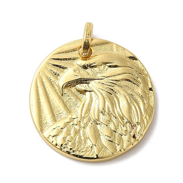 PandaHall Brass Pendants, Long-Lasting Plated, Cadmium Free & Lead Free, Flat Round with Eagle Charm, Golden, 20x2mm, Hole: 4.3x3mm Brass...
PandaHall Brass Pendants, Long-Lasting Plated, Cadmium Free & Lead Free, Flat Round with Eagle Charm, Golden, 20x2mm, Hole: 4.3x3mm Brass...