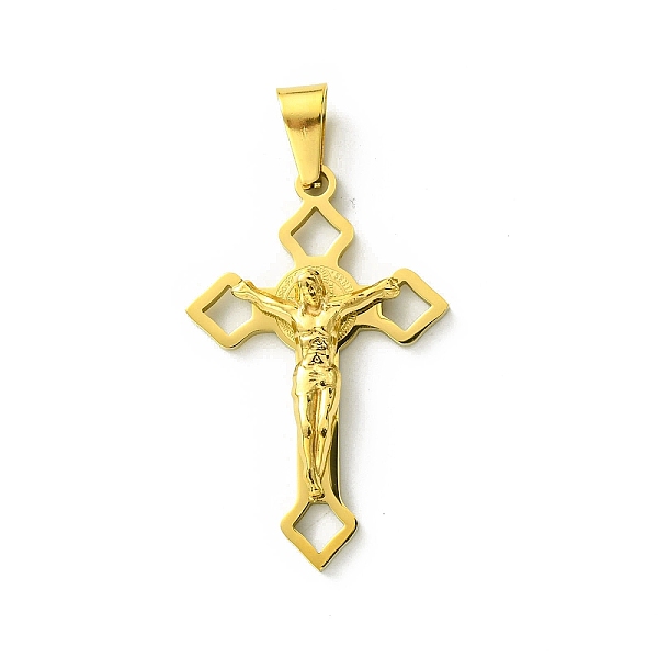 PandaHall Vacuum Plating 304 Stainless Steel Pendants, Crucifix Cross Charm, Golden, 40x26x5.5mm, Hole: 9.5x4.5mm Stainless Steel Cross
PandaHall Vacuum Plating 304 Stainless Steel Pendants, Crucifix Cross Charm, Golden, 40x26x5.5mm, Hole: 9.5x4.5mm Stainless Steel Cross