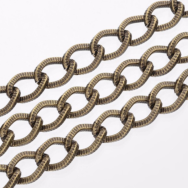 PandaHall Iron Twisted Chains, Unwelded, Nickel Free, Oval, Antique Bronze, 15.4x11x2.5mm Iron
PandaHall Iron Twisted Chains, Unwelded, Nickel Free, Oval, Antique Bronze, 15.4x11x2.5mm Iron