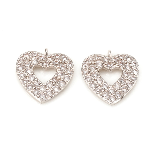 PandaHall Brass Micro Pave Cubic Zirconia Charms, Heart, Platinum, White, 15x14.5x2.5mm, Hole: 1mm Brass+Cubic Zirconia Heart White
PandaHall Brass Micro Pave Cubic Zirconia Charms, Heart, Platinum, White, 15x14.5x2.5mm, Hole: 1mm Brass+Cubic Zirconia Heart White