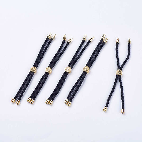 PandaHall Nylon Twisted Cord Bracelet Making, Slider Bracelet Making, with Brass Findings, Cadmium Free & Lead Free, Long-Lasting Plated..., Black
PandaHall Nylon Twisted Cord Bracelet Making, Slider Bracelet Making, with Brass Findings, Cadmium Free & Lead Free, Long-Lasting Plated..., Black