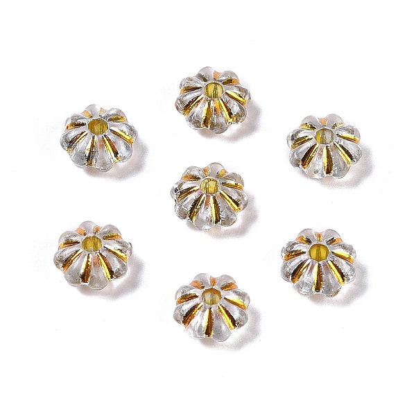 PandaHall Acrylic Beads, Golden Metal Enlaced, Flower, Clear, 6.5x6.5x3.5mm, Hole: 1.6mm, about 6250pcs/500g Acrylic Flower Clear
PandaHall Acrylic Beads, Golden Metal Enlaced, Flower, Clear, 6.5x6.5x3.5mm, Hole: 1.6mm, about 6250pcs/500g Acrylic Flower Clear