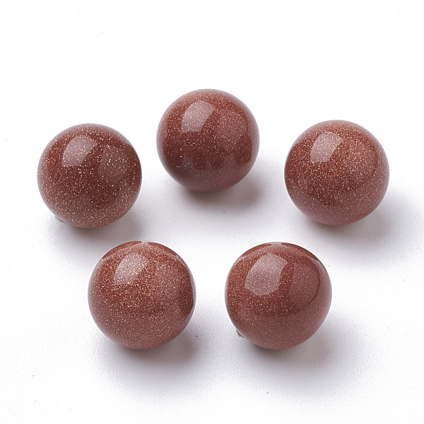 PandaHall Synthetic Goldstone Beads, Gemstone Sphere, Round, No Hole/Undrilled, 10mm Goldstone Round
PandaHall Synthetic Goldstone Beads, Gemstone Sphere, Round, No Hole/Undrilled, 10mm Goldstone Round