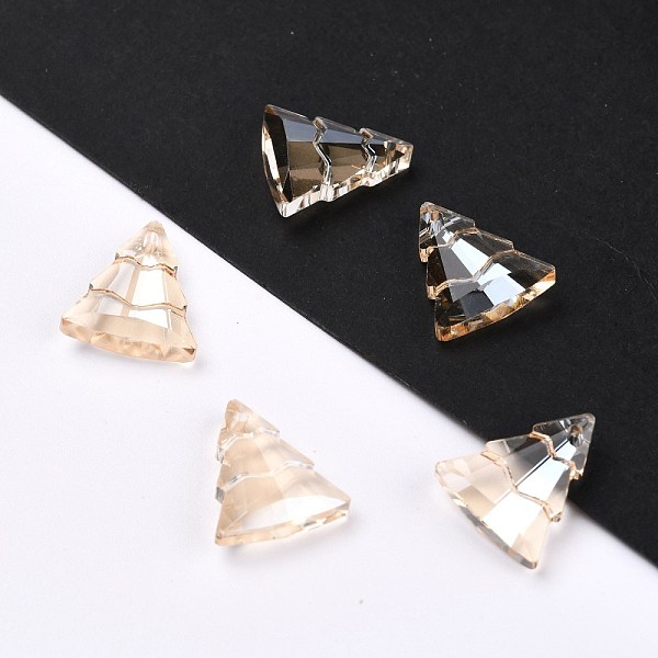 PandaHall Glass Rhinestone Pendants, Christmas Tree, Golden Shadow, 15x13.5x5mm, Hole: 1.2mm Glass Tree Gold
PandaHall Glass Rhinestone Pendants, Christmas Tree, Golden Shadow, 15x13.5x5mm, Hole: 1.2mm Glass Tree Gold