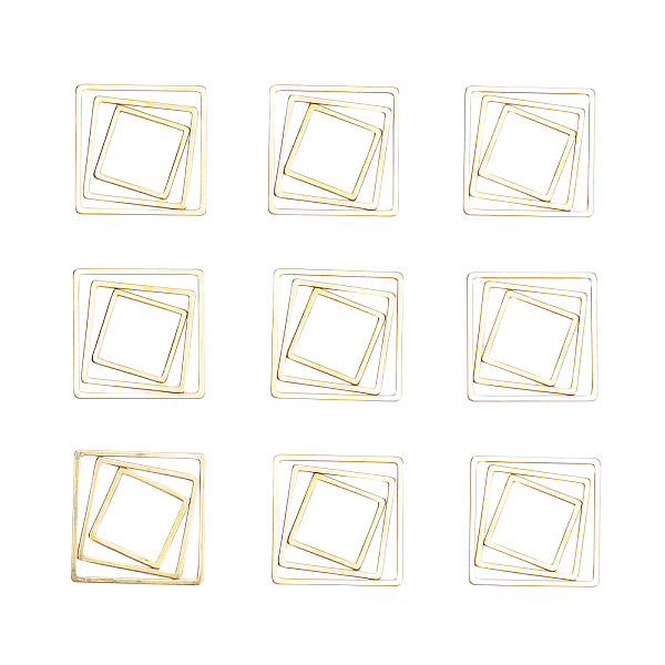 PandaHall 304 Stainless Steel Linking Ring, Square, Golden, 12x12x0.8mm/20x20x0.8mm/16x16x0.8mm, 30pcs/set 304 Stainless Steel Square
PandaHall 304 Stainless Steel Linking Ring, Square, Golden, 12x12x0.8mm/20x20x0.8mm/16x16x0.8mm, 30pcs/set 304 Stainless Steel Square