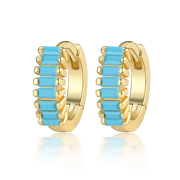 PandaHall Cubic Zirconia Hoop Earrings, 925 Sterling Silver Earrings for Women, with S925 Stamp, Real 18K Gold Plated, Deep Sky Blue, 10x3mm...
PandaHall Cubic Zirconia Hoop Earrings, 925 Sterling Silver Earrings for Women, with S925 Stamp, Real 18K Gold Plated, Deep Sky Blue, 10x3mm...