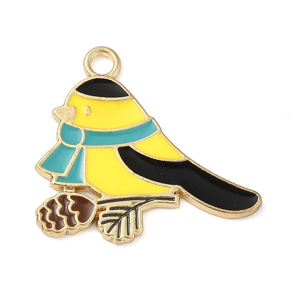 PandaHall Alloy Enamel Pendants, Long-Lasting Plated, Golden, Bird Charm, Yellow, 23x25.5x1.5mm, Hole: 2mm Alloy+Enamel Bird Yellow
PandaHall Alloy Enamel Pendants, Long-Lasting Plated, Golden, Bird Charm, Yellow, 23x25.5x1.5mm, Hole: 2mm Alloy+Enamel Bird Yellow