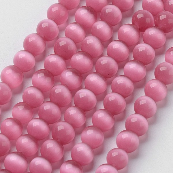 PandaHall Cat Eye Beads, Round, Hot Pink, 10mm, Hole: 0.8mm, about 39pcs/strand, 15 inch Glass Round Pink
PandaHall Cat Eye Beads, Round, Hot Pink, 10mm, Hole: 0.8mm, about 39pcs/strand, 15 inch Glass Round Pink