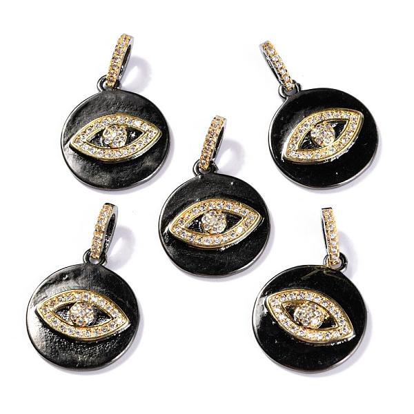 PandaHall Brass Micro Pave Cubic Zirconia Pendants, with Tube Bails, Long-Lasting Plated, Cadmium Free & Lead Free & Nickel Free, Flat Round..., Clear
PandaHall Brass Micro Pave Cubic Zirconia Pendants, with Tube Bails, Long-Lasting Plated, Cadmium Free & Lead Free & Nickel Free, Flat Round..., Clear