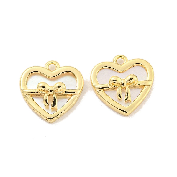 PandaHall Brass Pave Shell Heart with Bowknot Charms, Golden, 12.5x12x3.5mm, Hole: 1.2mm Shell Heart White
PandaHall Brass Pave Shell Heart with Bowknot Charms, Golden, 12.5x12x3.5mm, Hole: 1.2mm Shell Heart White