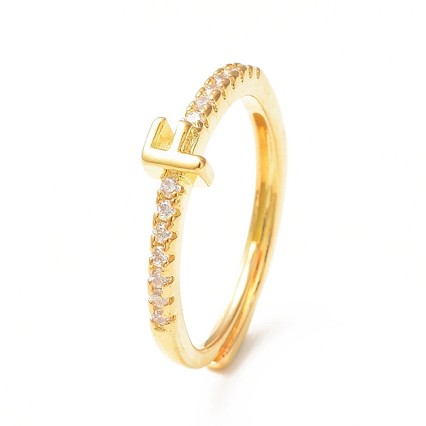 PandaHall Clear Cubic Zirconia Initial Letter Adjustable Ring, Golden Brass Jewelry for Women, Letter.F, Inner Diameter: 18mm Brass+Cubic...
PandaHall Clear Cubic Zirconia Initial Letter Adjustable Ring, Golden Brass Jewelry for Women, Letter.F, Inner Diameter: 18mm Brass+Cubic...