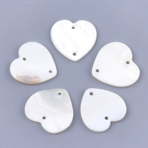 PandaHall Freshwater Shell Links connectors, Heart, Creamy White, 27~28x28~29.5x3mm, Hole: 2mm Shell Heart
PandaHall Freshwater Shell Links connectors, Heart, Creamy White, 27~28x28~29.5x3mm, Hole: 2mm Shell Heart