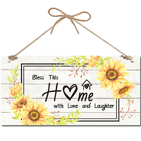 PandaHall CREATCABIN Sunflower Wood Wall Hanging Sign for Front Door Decor Wooden Hanging Decor Plaque Rustic Wall Decor with Jute Twine for..., White
PandaHall CREATCABIN Sunflower Wood Wall Hanging Sign for Front Door Decor Wooden Hanging Decor Plaque Rustic Wall Decor with Jute Twine for..., White
