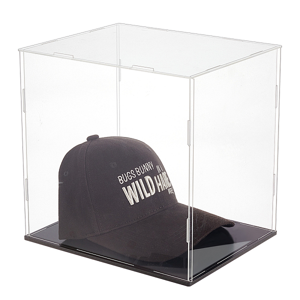 PandaHall Rectangle Transparent Acrylic Collections Display Case, for Action Figures, Hat Storage Holder, Black, 26.4x21.3x25.8cm Acrylic...
PandaHall Rectangle Transparent Acrylic Collections Display Case, for Action Figures, Hat Storage Holder, Black, 26.4x21.3x25.8cm Acrylic...