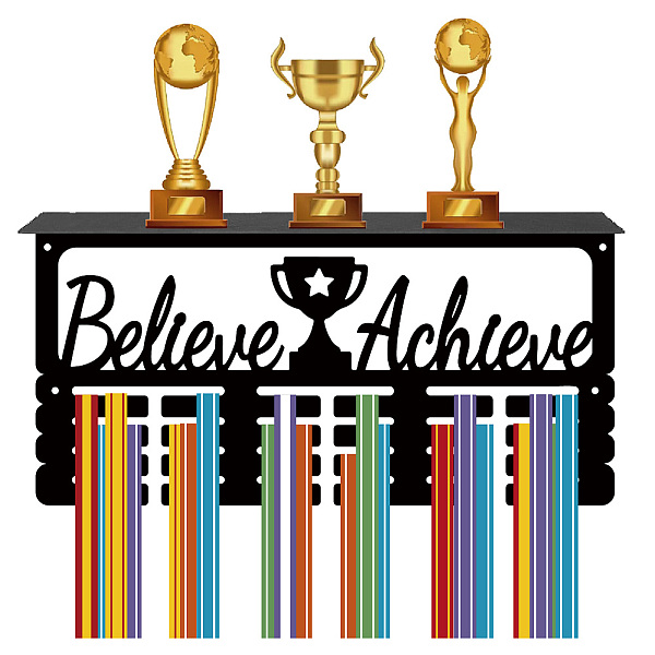 PandaHall CREATCABIN Medal Trophy Holder Medal Hanger Display with Shelf Stand Sports 4 Rows Wall Mount Hold 70+ Medals for Gymnastics Dance..., Black
PandaHall CREATCABIN Medal Trophy Holder Medal Hanger Display with Shelf Stand Sports 4 Rows Wall Mount Hold 70+ Medals for Gymnastics Dance..., Black