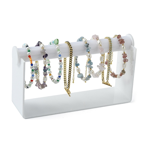 PandaHall Organic Glass Bracelet Displays, with Acrylic, White, 20.2x6x12cm Plastic White
PandaHall Organic Glass Bracelet Displays, with Acrylic, White, 20.2x6x12cm Plastic White