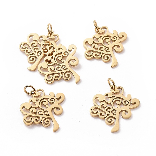 PandaHall 304 Stainless Steel Pendants, Tree of Life, Golden, 20.5x20x1mm, Hole: 2.5mm 304 Stainless Steel Tree
PandaHall 304 Stainless Steel Pendants, Tree of Life, Golden, 20.5x20x1mm, Hole: 2.5mm 304 Stainless Steel Tree