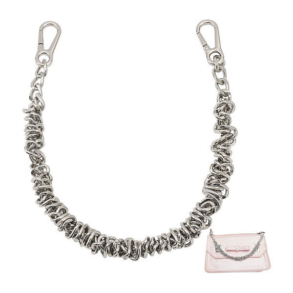 PandaHall CHGCRAFT Metal Bag Chains Purse Handles Strap Purse Chains Alloy Chain Bag Straps for Handbag Replacement Accessories, Platinum...
PandaHall CHGCRAFT Metal Bag Chains Purse Handles Strap Purse Chains Alloy Chain Bag Straps for Handbag Replacement Accessories, Platinum...