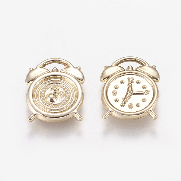PandaHall Alloy Clock Pendants, Long-Lasting Plated, Light Gold, 18x14x3mm, Hole: 1mm Alloy Clock
PandaHall Alloy Clock Pendants, Long-Lasting Plated, Light Gold, 18x14x3mm, Hole: 1mm Alloy Clock
