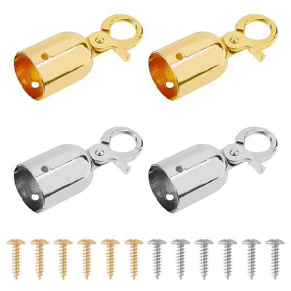 PandaHall SUPERFINDINGS 4Pcs 2 Colors 1" Alloy Stanchion Rope End Stopper Golden Silver Barrier Rope End Cap Barrier Rope End Cap Snap Hooks...
PandaHall SUPERFINDINGS 4Pcs 2 Colors 1" Alloy Stanchion Rope End Stopper Golden Silver Barrier Rope End Cap Barrier Rope End Cap Snap Hooks...