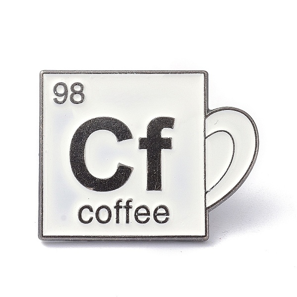 PandaHall Alloy Enamel Cup Brooches, with Enamel Pin, Word Coffee, White, 21.5x27.5x11mm Alloy+Enamel Word White
PandaHall Alloy Enamel Cup Brooches, with Enamel Pin, Word Coffee, White, 21.5x27.5x11mm Alloy+Enamel Word White