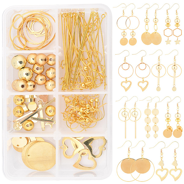 PandaHall SUNNYCLUE DIY Earring Making Kits, Including Brass Linking Rings & Beads, 304 Stainless Steel Pendants & Links, Iron Findings...
PandaHall SUNNYCLUE DIY Earring Making Kits, Including Brass Linking Rings & Beads, 304 Stainless Steel Pendants & Links, Iron Findings...
